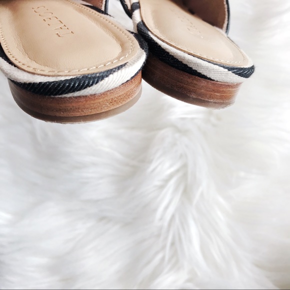 TALBOTS Ryan Striped Mules with Ladybug - Picture 4 of 6